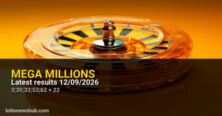 Mega Millions Winning Numbers — 12/09/2026 | Next Jackpot US$ 227 Million on 16/09/2026