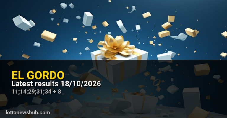 El Gordo Winning Numbers — 18/10/2026 | Next Jackpot Jackpot pending on 25/10/2026